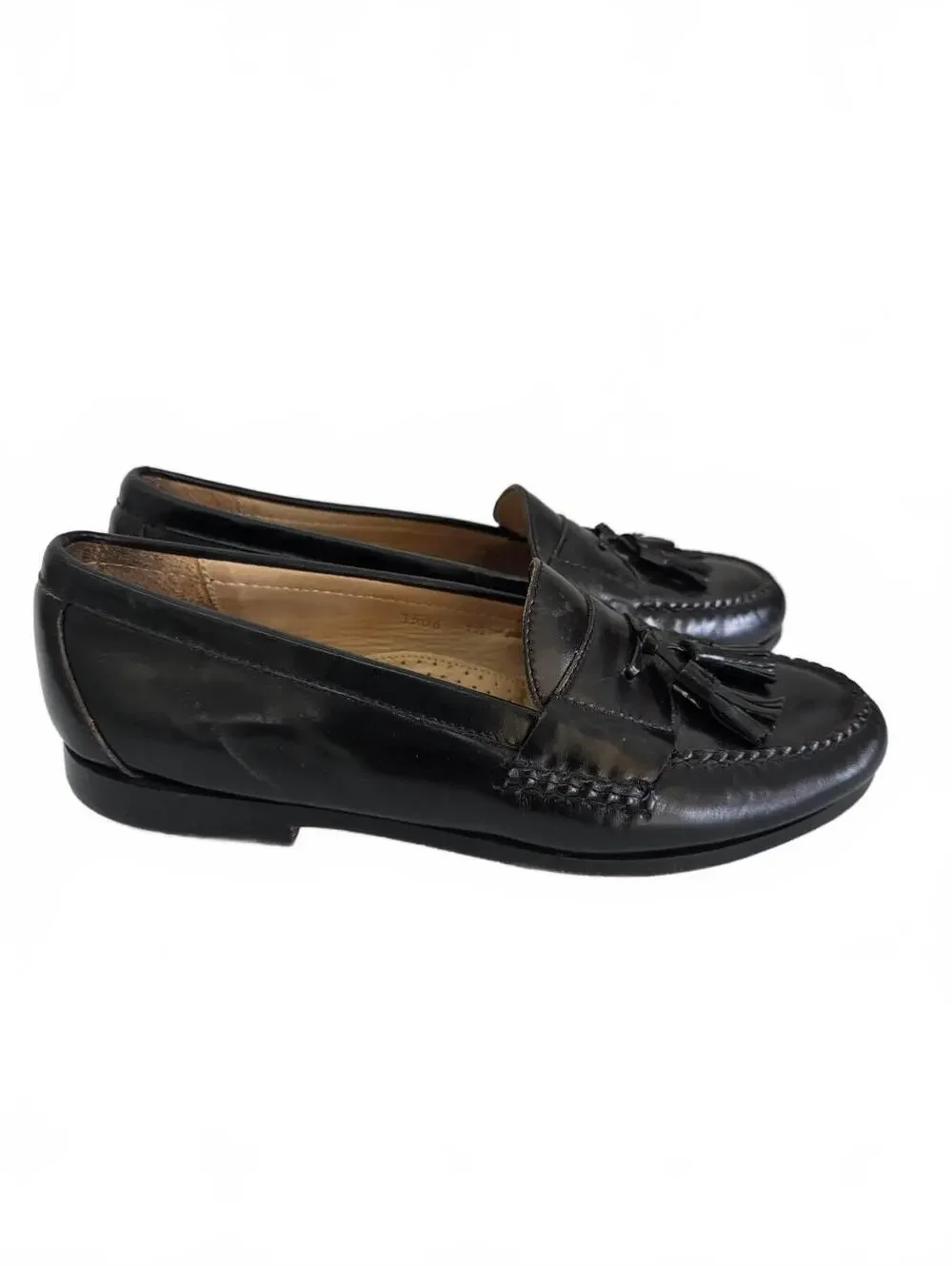 Cole Haan Mens Pinch Tassel Loafers 3506 Black size 9.5 Office Preppy Work